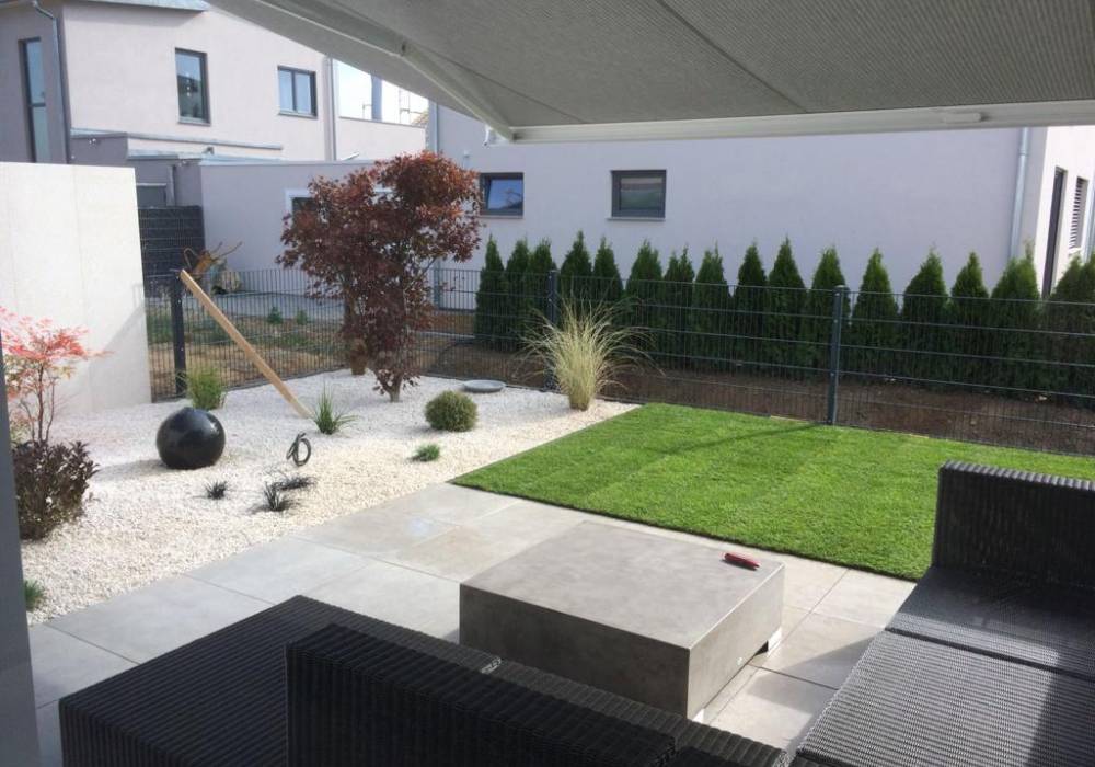 Gartengestaltung Rasen, Pflanzen, Außenanlage, Gartengestaltung