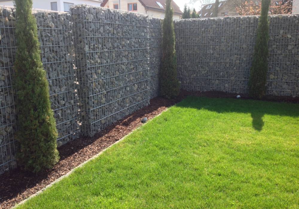 Gabionen Rallorasen, Gabionen, Gartengestaltung