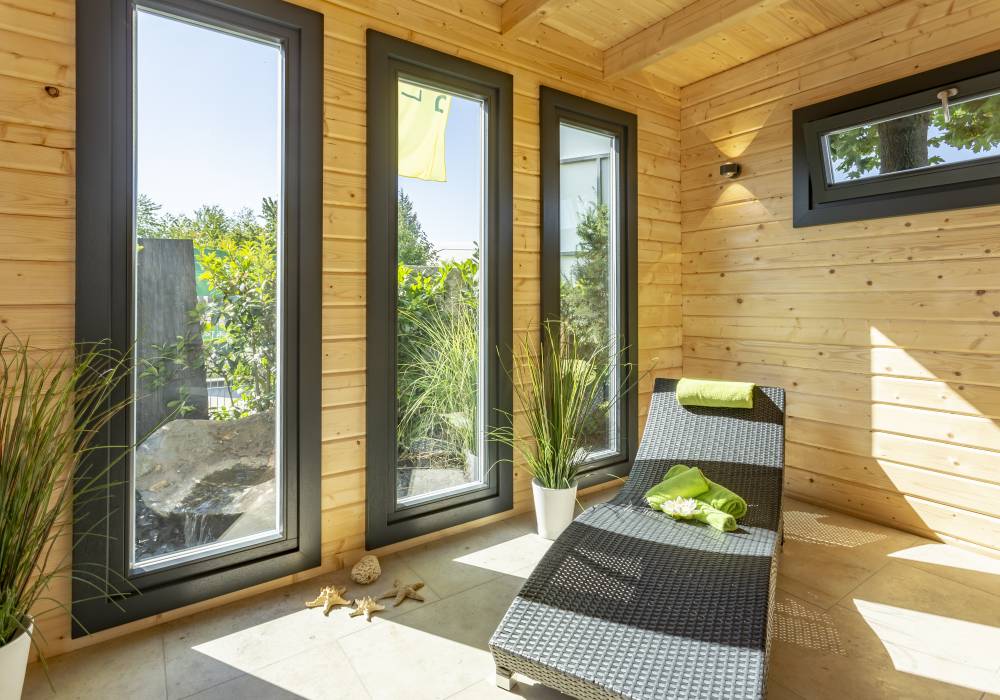 Sauna Innenansicht