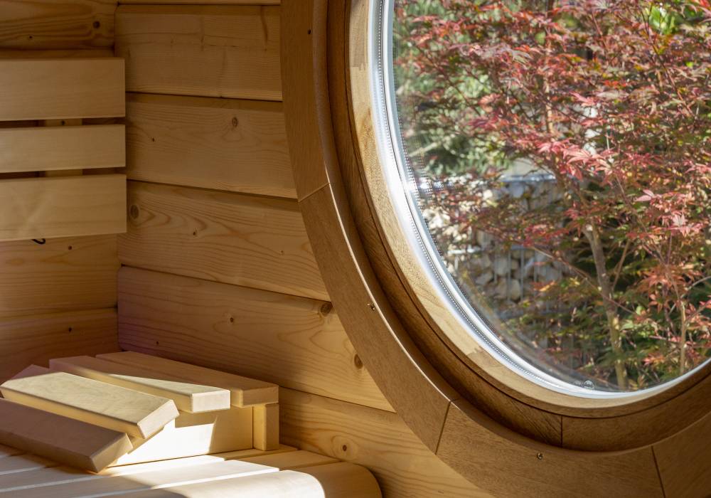 Saunahaus Sauna Innenansicht