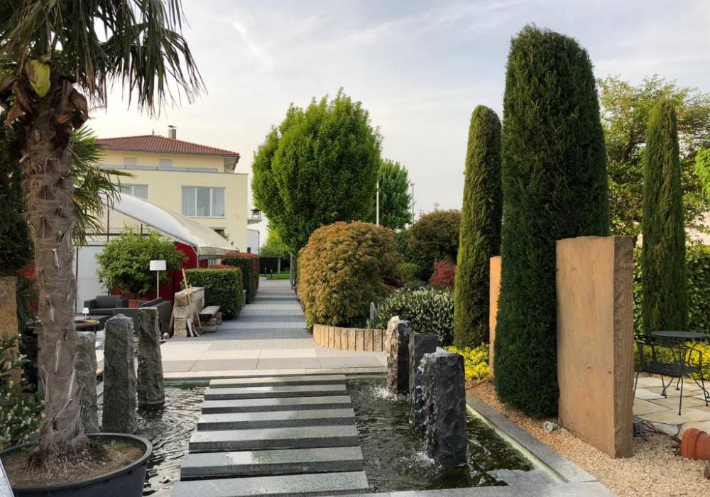 Schaugarten Wasserspiele, Wasser im Garten, Gartengestaltung