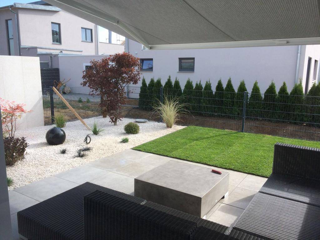 Gartengestaltung Rasen, Pflanzen, Außenanlage, Gartengestaltung